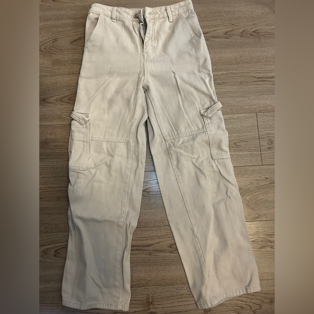 Grey Cargo Jeans